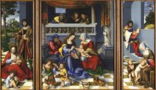 The Holy Kinship (so-called "Torgau Altarpiece"), 1509. Creator: Lucas Cranach the Elder