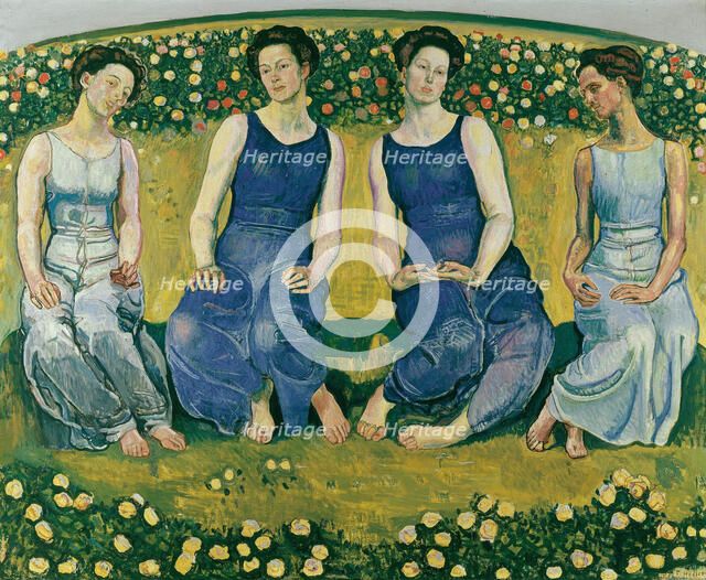 The Holy Hour, 1907-1913. Creator: Hodler, Ferdinand (1853-1918).