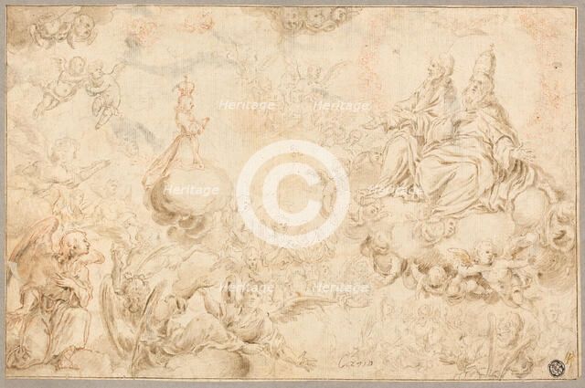 The Holy Infant Adoring the Trinity, n.d. Creator: Alonso Cano.