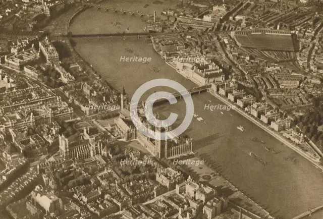 'The Holy Isle of Thorney With Its Ancient Abbey As It Appears Today', c1935. Creator: Unknown.