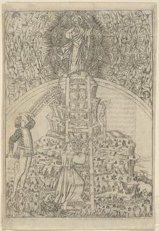 The Holy Mountain, folio 3 from The Holy Mountain (Monte Sancto di Dio), 1477. Creators: Baccio Baldini, Antonio Bettini