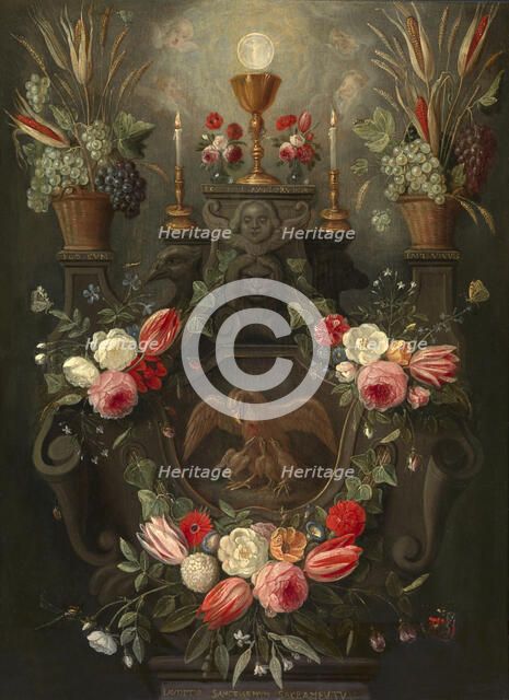 The Holy Sacrament of the Altar. Creator: Nicolaes van Verendael.