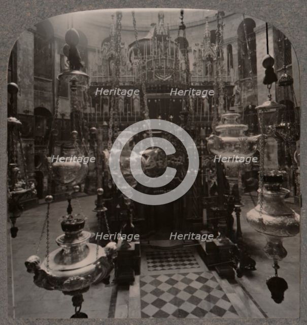 'The Holy Sepulchure Church, Jerusalem', c1900. Artist: Unknown.