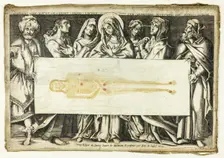 The Holy Shroud of Besançon, 1634. Creator: Jean de Loisy