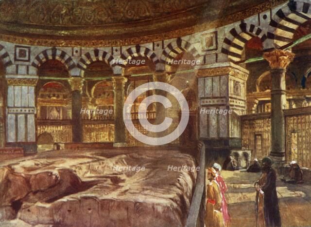 'The Holy Rock Beneath the Dome of the Rock', 1902. Creator: John Fulleylove.