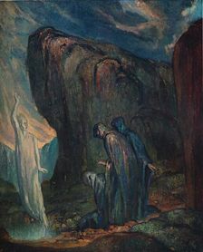 The Holy Women and the Angel of the Resurrection 1910. Artist: Charles S Ricketts