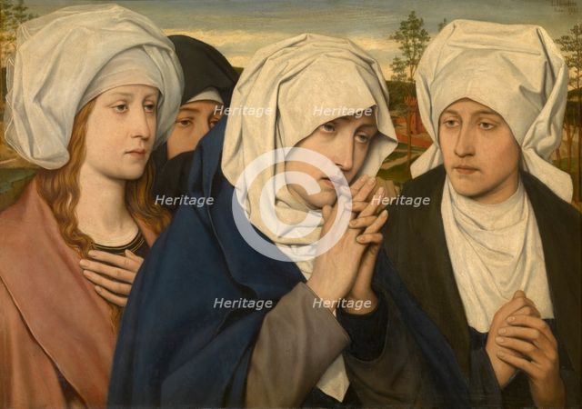 The Holy Women on their Way to Golgotha, 1869. Creator: Louis Hendrix.