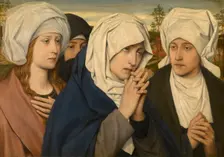 The Holy Women on their Way to Golgotha, 1869. Creator: Louis Hendrix