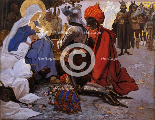 The Holy Three Kings, 1902. Creator: Maximilian Liebenwein.