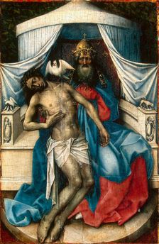 The Holy Trinity 1430s. Creator: Campin, Robert (ca. 1375-1444)