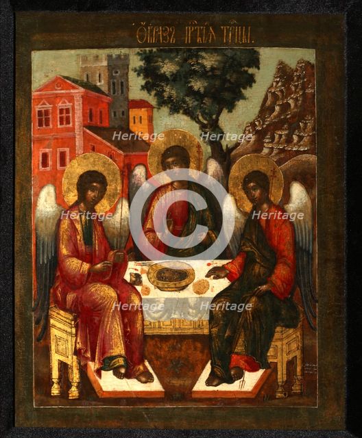 The Holy Trinity, 1721. Artist: Ulanov, Cornili (Kirill) (?-1731)