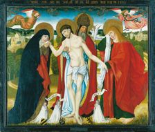 The Holy Trinity with the Virgin Mary and St John the Evangelist, 1503. Creator: Master of the Wendelin Altar