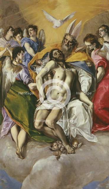 The Holy Trinity, between c1577 and c1579. Creator: El Greco.