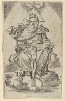 The Holy Trinity, ca. 1500-27. Creator: Marcantonio Raimondi