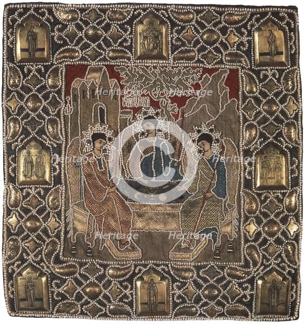 The Holy Trinity (Podea). The donation by Tsar Boris Godunov to the Monastery.
