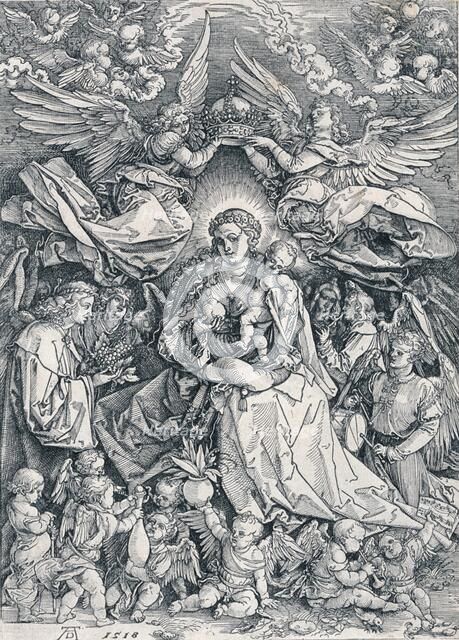 'The Holy Virgin as the Queen of the Angels', 1518 (1906). Artist: Albrecht Durer.