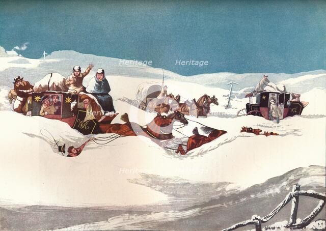 The Holyhead and Chester Mails', 1905. Artist: Robert Havell 