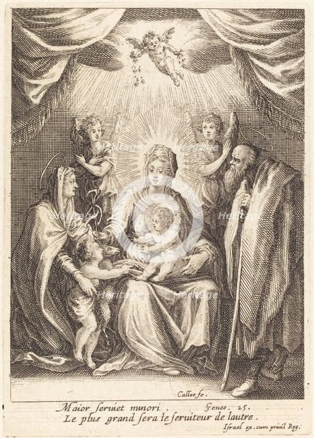 The Homages of the Infant Saint John. Creator: Jacques Callot.