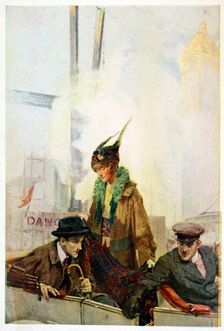 The Home-Coming of Bibbs, from The Turmoil, pub. 1915. Creator: Charles Edward Chambers (1883 - 1941)