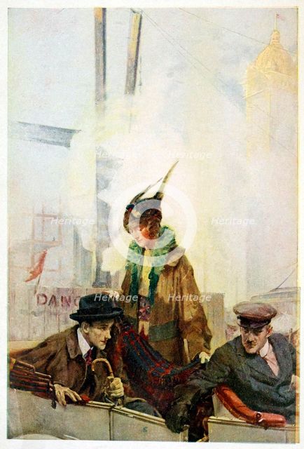 The Home-Coming of Bibbs, from The Turmoil, pub. 1915. Creator: Charles Edward Chambers (1883 - 1941).