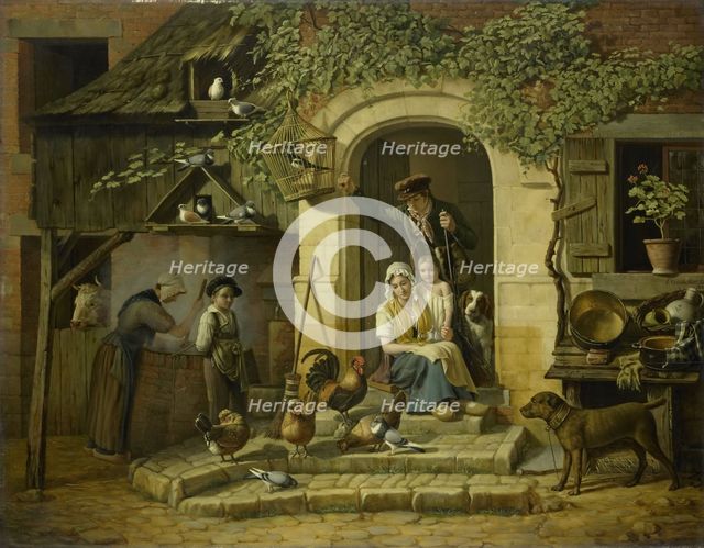 The Home of a Hunter, 1826. Creator: Henri Voordecker.