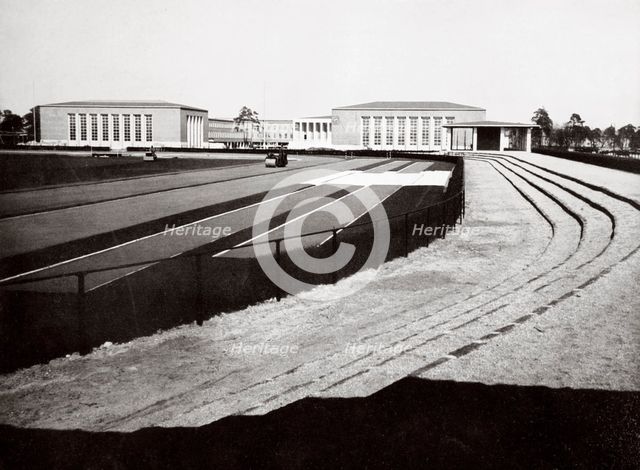 The home of German sport and adjacent swimming hall, Berlin, Germany, 1936. Artist: Unknown