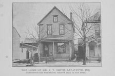 The home of Mr. V. T. Smith, Lafayette, Ind.; Considered the wealthiest Colored man in the town,1907 Creator: Unknown