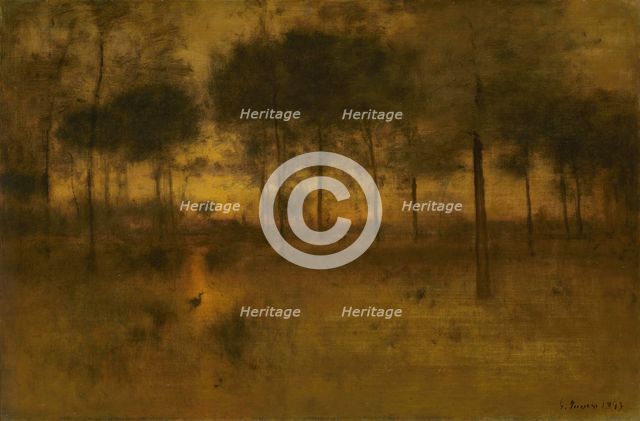 The Home of the Heron, 1893. Creator: George Inness.