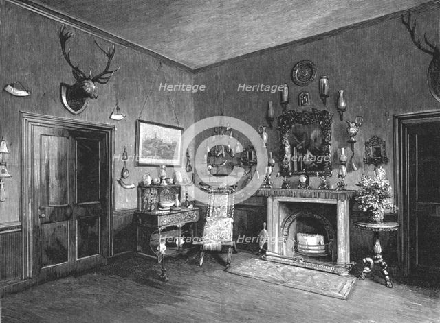 ''The home of TRH Prince and Princess Christian, The Ante Room, Cumberland Lodge', 1891. Creator: Unknown.