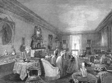 'The home of TRH Prince and Princess Christian, The Drawing Room, Cumberland Lodge 1891. Creator: Unknown