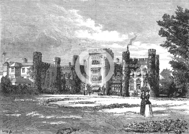 ''The home of TRH Prince and Princess Christian, The Exterior, Cumberland Lodge', 1891. Creator: Unknown.