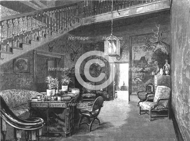 ''The home of TRH Prince and Princess Christian, The Hall, Cumberland Lodge', 1891. Creator: Unknown.