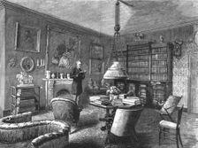'The home of TRH Prince and Princess Christian, The Library, Cumberland Lodge 1891. Creator: Unknown