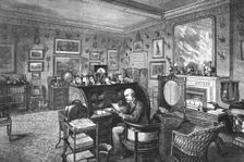 'The home of TRH Prince and Princess Christian, The Study, Cumberland Lodge 1891. Creator: Unknown