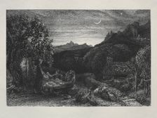 The Homeward Star, 1883. Creator: Samuel Palmer (British, 1805-1881)