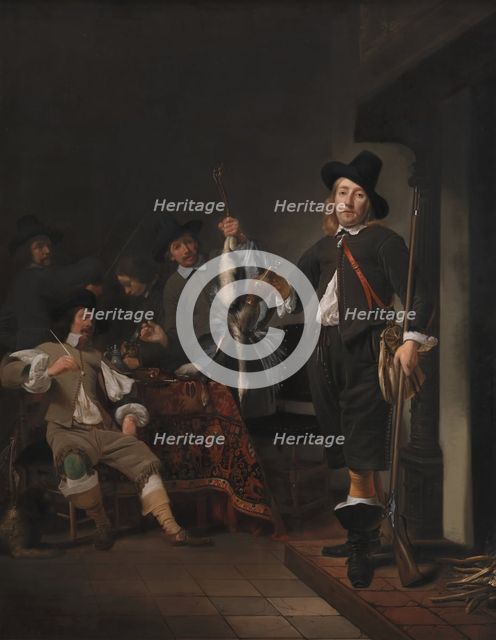 The Homecoming of a Fowling Party, 1618-1652. Creators: Simon Kick, Frans Hals.
