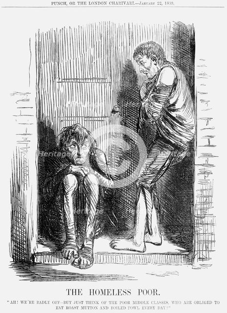'The Homeless Poor, 1859. Creator: Unknown.