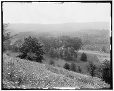 The Homestead from Sunset Hill, Hot Springs, Va., c1913. Creator: Unknown