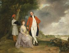 The Hon. William Monson and His Wife, Ann Debonnaire, c1786. Creator: Arthur William Devis