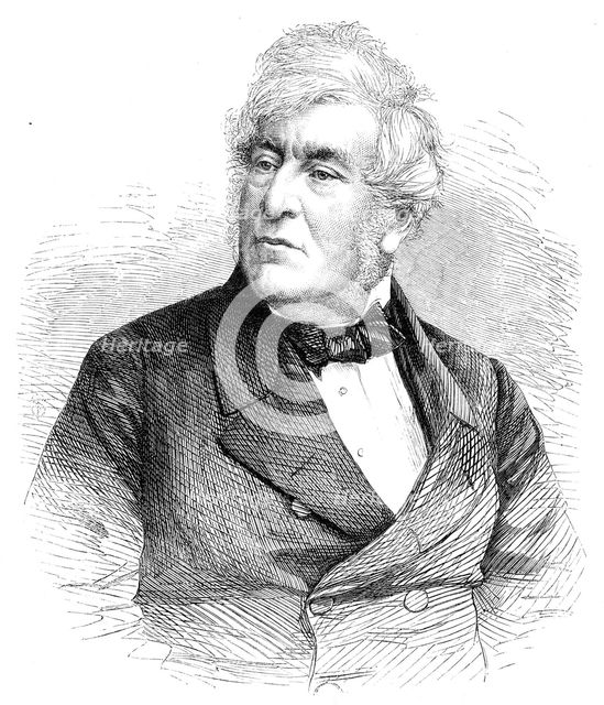 The Hon. William Shee, one of the Judges of the Court of Queen's Bench, 1864. Creator: Unknown.