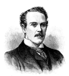 The Hon. Alfred Lyttelton, new M.P. for Warwick and Leamington, 1895. Creator: P Naumann