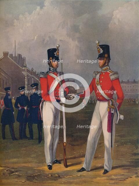The Hon. Artillery Company-Officer and Private, 1848, (1914).