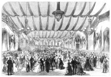 The Hon. Artillery Company's Ball given to the Prince and Princess of Wales, 1870. Creator: Unknown