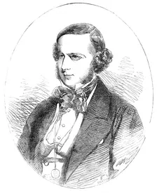 The Hon. F. Leveson-Gower, M.P., Seconder of the Address to Her Majesty, in the House..., 1854. Creator: Smyth