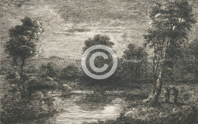The Hon. Sidney Herbert's 'Moonlight', 1845. Creator: David Charles Read.