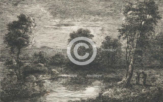 The Hon. Sidney Herbert's 'Moonlight', 1845. Creator: David Charles Read.