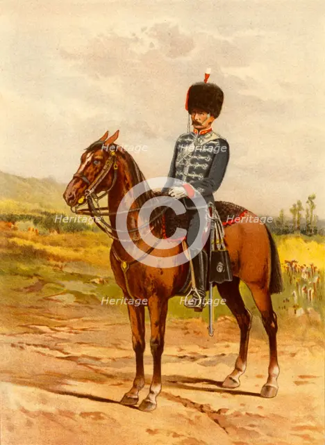 'The Honourable Artillery Company (Cavalry)', 1890. Creator: Godfrey Douglas Giles.
