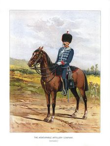 The Honourable Artillery Company (Cavalry) c1890.Artist: H Bunnett