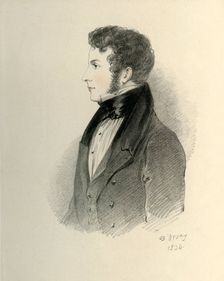 The Honourable John Ponsonby, afterwards the Earl of Bessborough 1834. Creator: Alfred d'Orsay