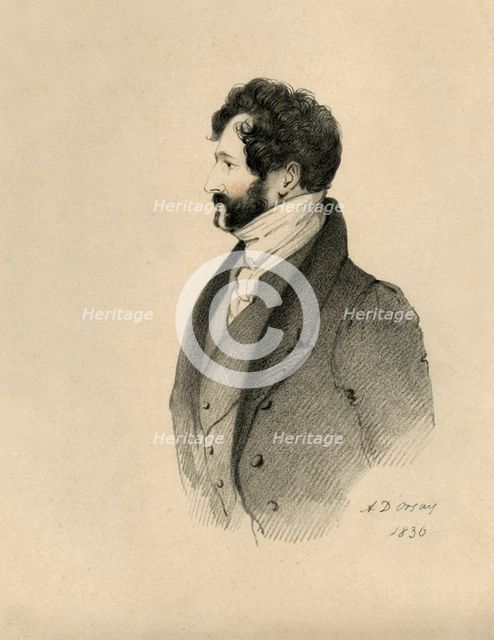 'The Honourable Lincoln Stanhope', 1836. Creator: Richard James Lane.